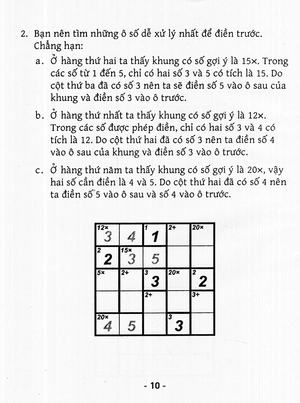 bộ trò chơi ô chữ số thông minh kenken - dành cho mọi người (tập 3)