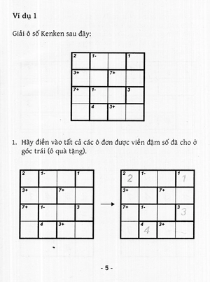 bộ trò chơi ô chữ số thông minh kenken - dành cho mọi người (tập 3)
