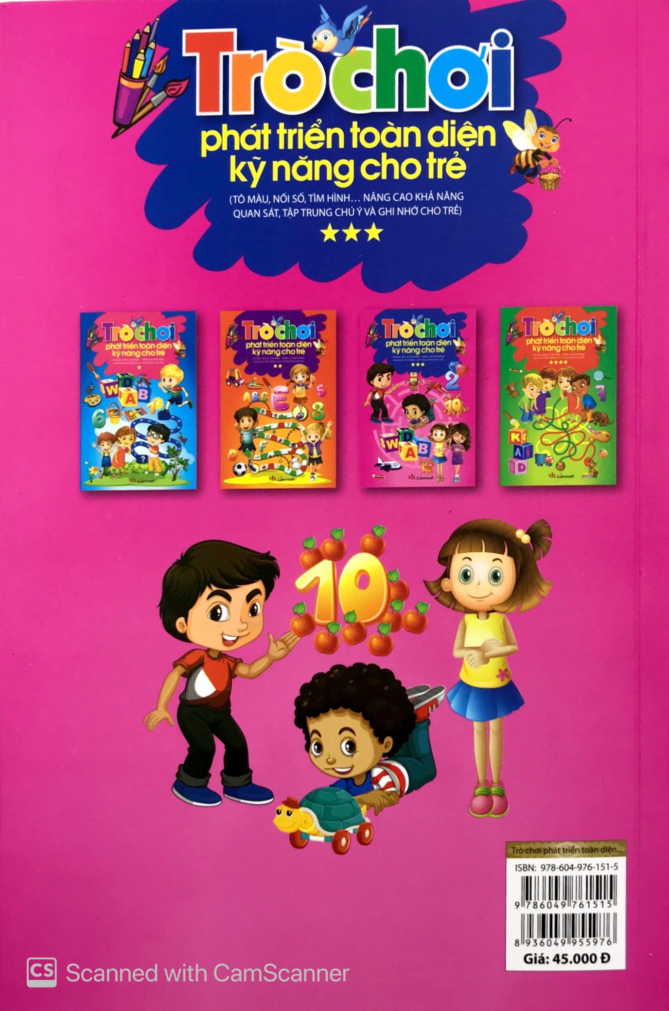 bộ trò chơi phát triển toàn diện kỹ năng cho trẻ - tập 3