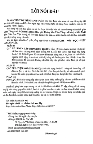 bổ trợ tiếng anh 6 - tập 1