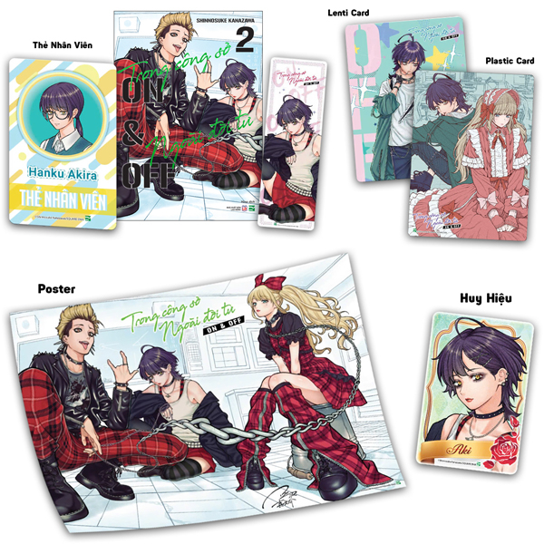 Bo
Trong Cong So, Ngoai Doi Tu - On & Off - Tap 2 - Ban Suu Tam - Tang Kem Bookmark + Huy Hieu + Lenti Card + Plastic Card + The Nhan Vien + Poster