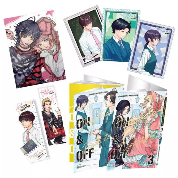 Bo
Trong Cong So, Ngoai Doi Tu - On & Off - Tap 3 - Ban Suu Tam - Tang Kem Bookmark Nhua Trong + Bia Ao Dac Biet + Set 3 Card 2 Mat + Clearfile + Thuoc Ke Acrylic