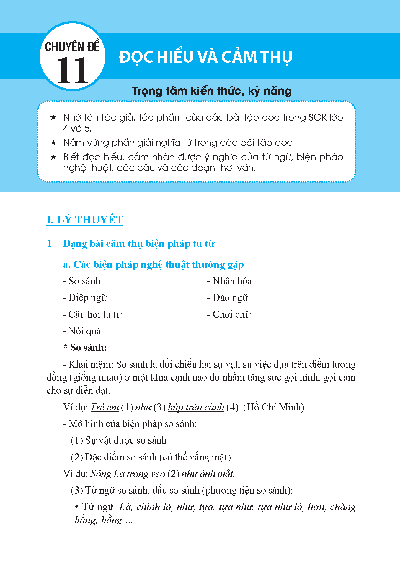 bộ trọng tâm kiến thức tiếng việt luyện thi vào lớp 6 - có đáp án - tập 2