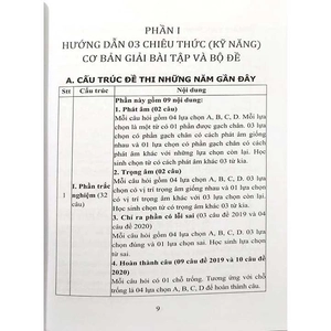 bộ trọng tâm ngữ pháp tiếng anh - 03 tuyệt chiêu giải bài tập và bộ đề ôn thi vào lớp 10 - tập 2