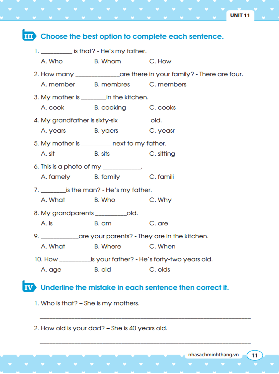 bộ trọng tâm ngữ pháp tiếng anh lớp 3 tập 2 (tái bản 2020)