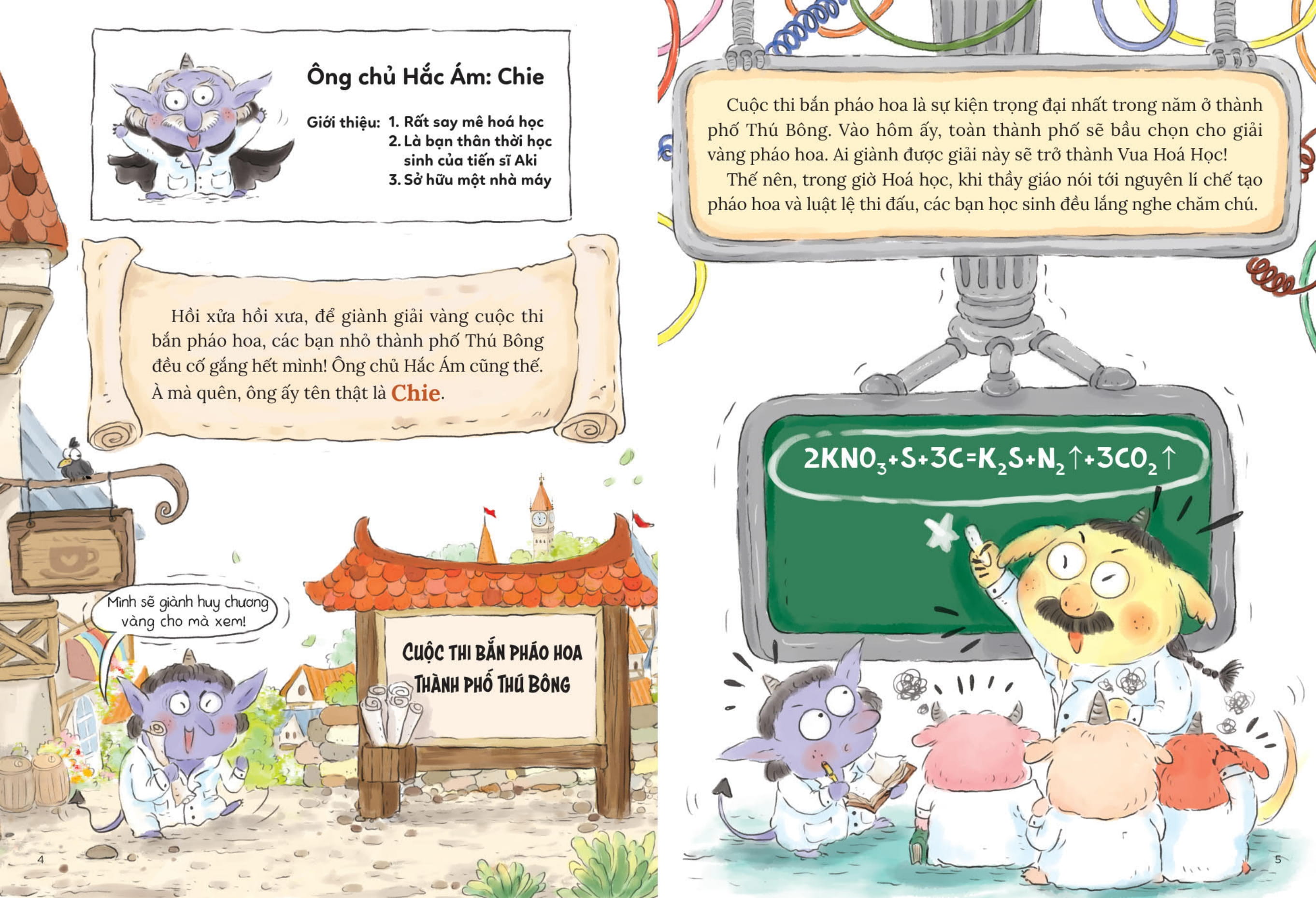 Bo
						
										
										Truong Hoc Biet Tuot - Tap 4 - Cuoc Thi Ban Phao Hoa - Oxy Hoa