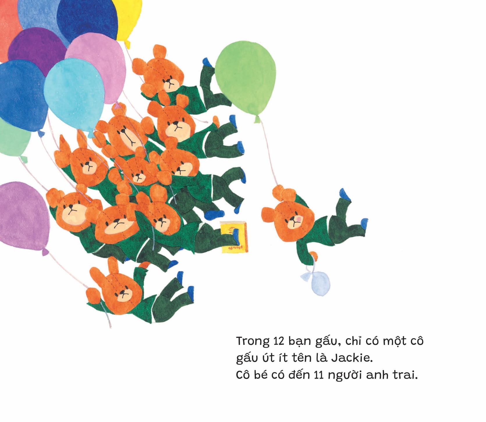 bộ trường học của gấu - bạn thân của jackie