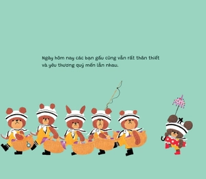 bộ trường học của gấu - jackie đạp xe đi dạo