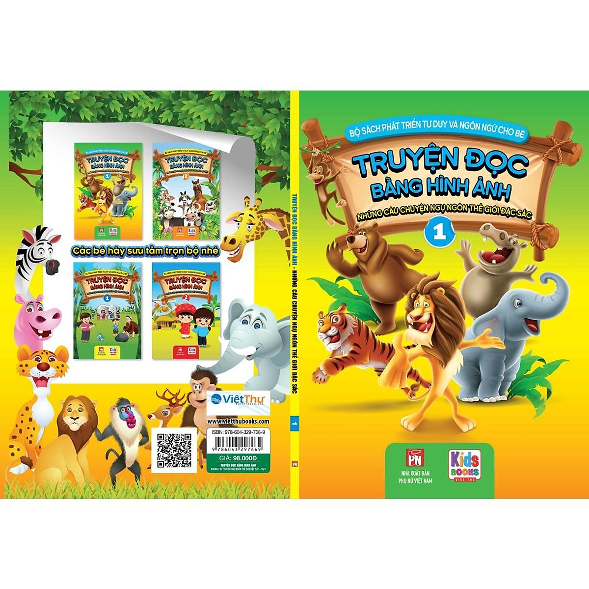 bộ truyện đọc bằng hình ảnh - những câu chuyện ngụ ngôn thế giới đặc sắc 1