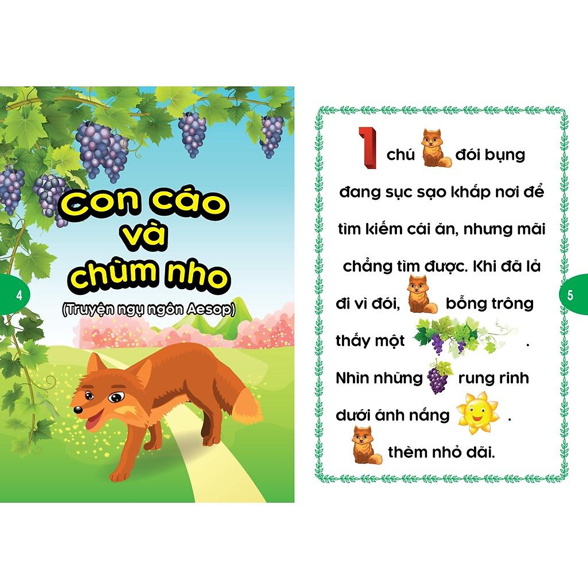 bộ truyện đọc bằng hình ảnh - những câu chuyện ngụ ngôn thế giới đặc sắc 1