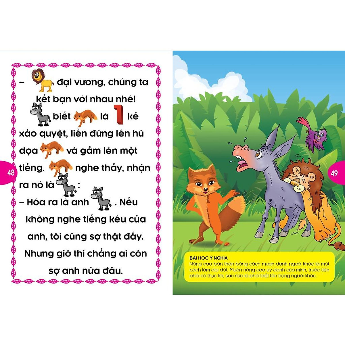 bộ truyện đọc bằng hình ảnh - những câu chuyện ngụ ngôn thế giới đặc sắc 1