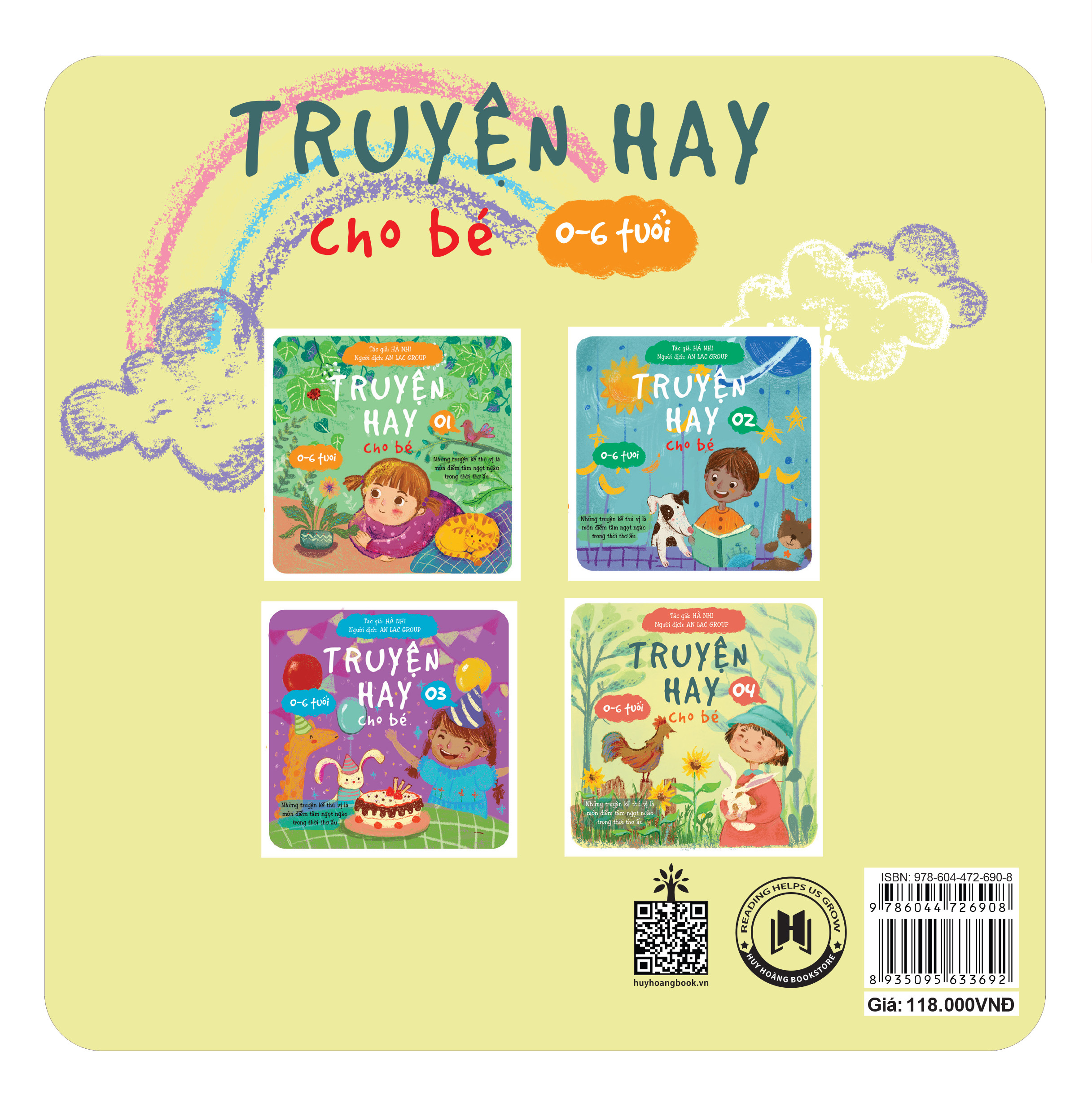 bộ truyện hay cho bé 0-6 tuổi - tập 4 (tái bản 2024)