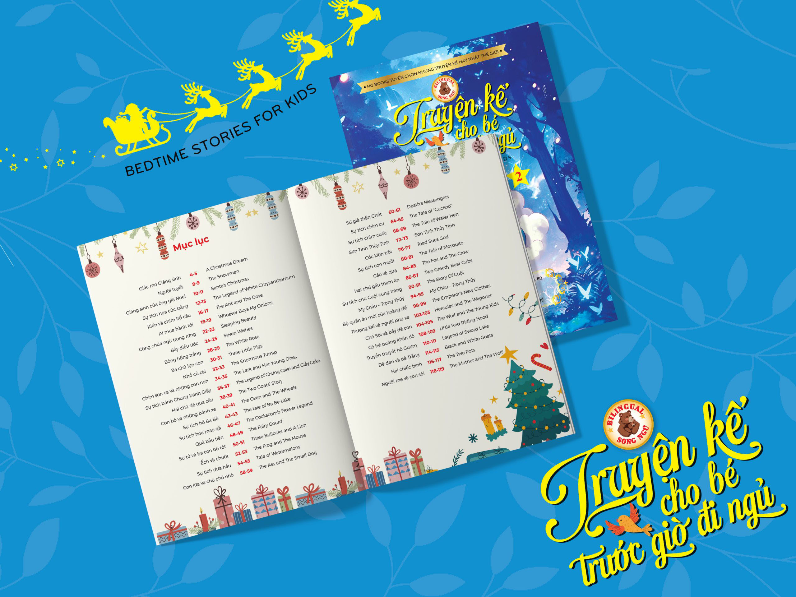 bộ truyện kể cho bé trước giờ đi ngủ - bedtime stories for kids - song ngữ việt-anh - quyển 2