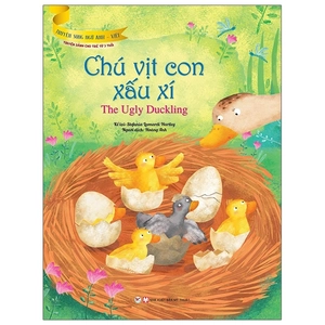 bộ truyện song ngữ anh - việt dành cho trẻ từ 3 tuổi: bà chúa tuyết + bầy chim thiên nga + chú vịt con xấu xí + cô bé tí hon (bộ 4 cuốn)