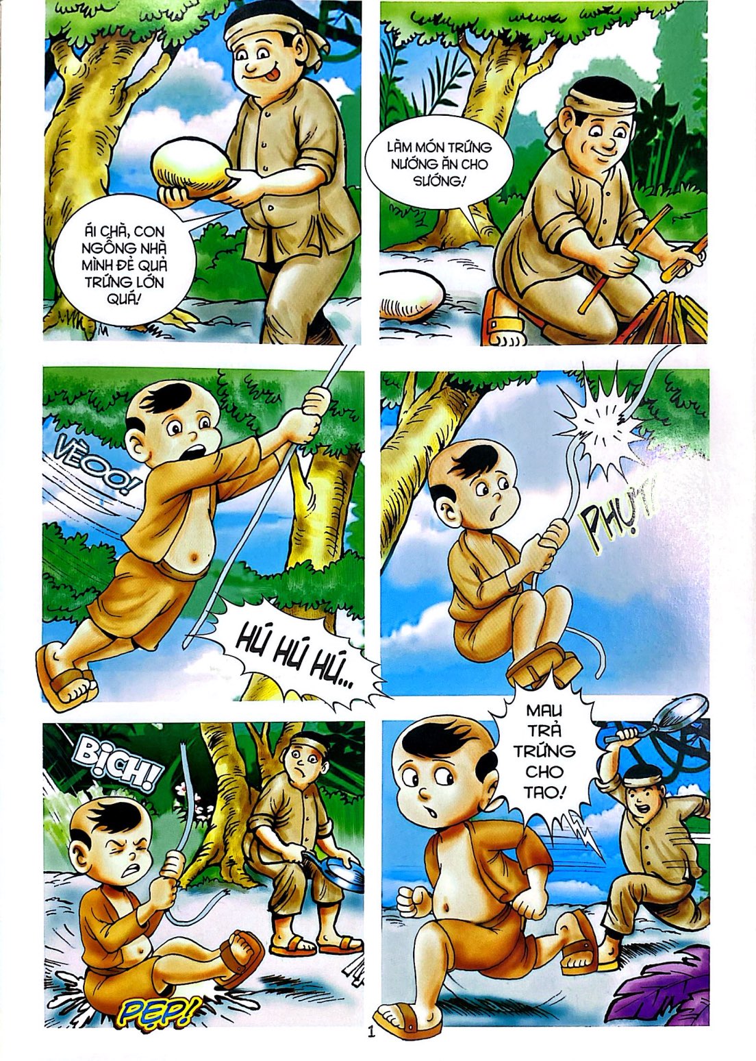 Bo
						
										
										Truyen Tranh Hai - Thang Bom - Tap 1 - Bi An Chiec Quat Mo