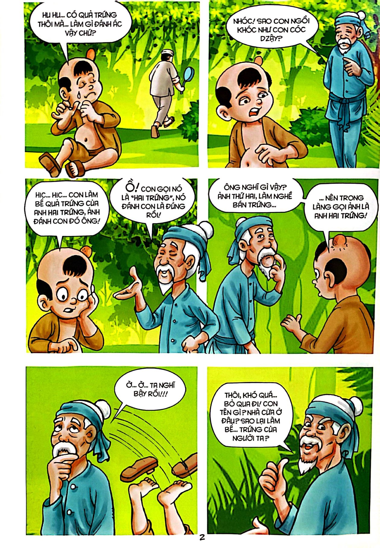 Bo
						
										
										Truyen Tranh Hai - Thang Bom - Tap 1 - Bi An Chiec Quat Mo