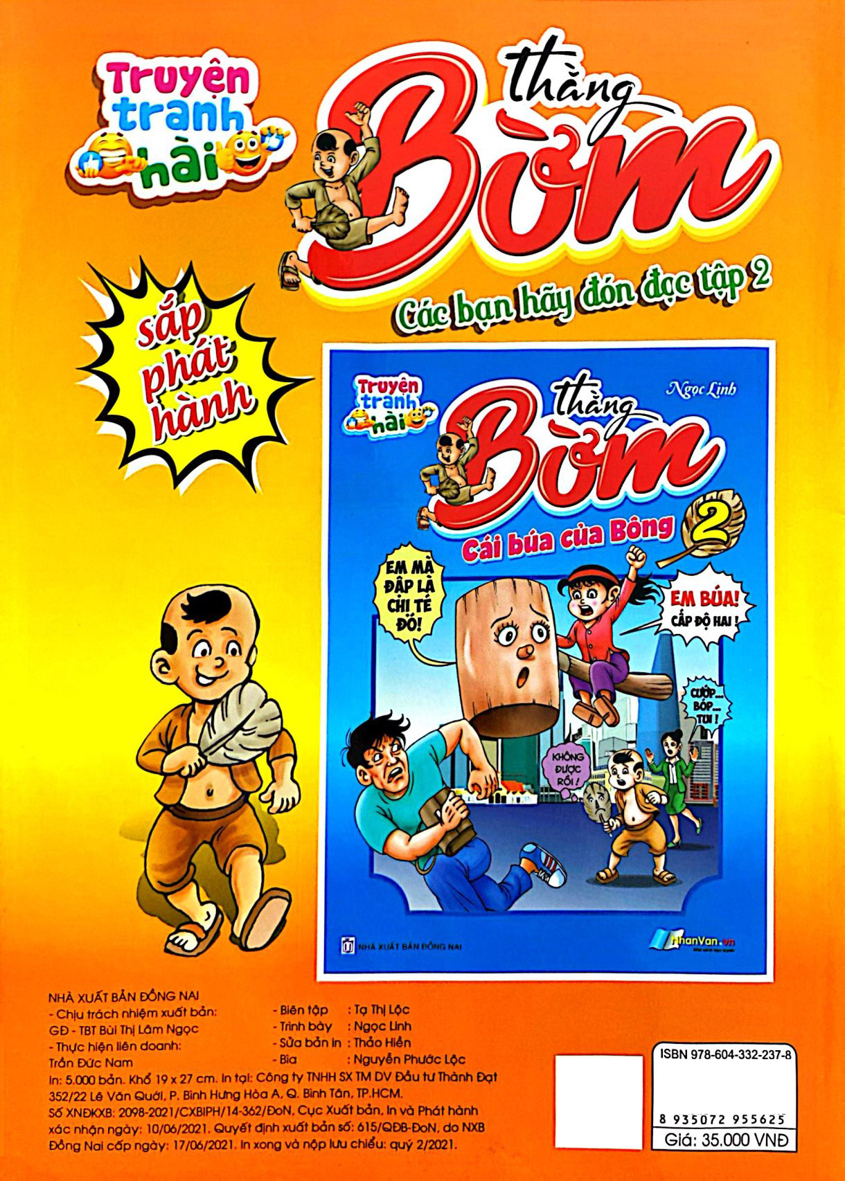 Bo
						
										
										Truyen Tranh Hai - Thang Bom - Tap 1 - Bi An Chiec Quat Mo