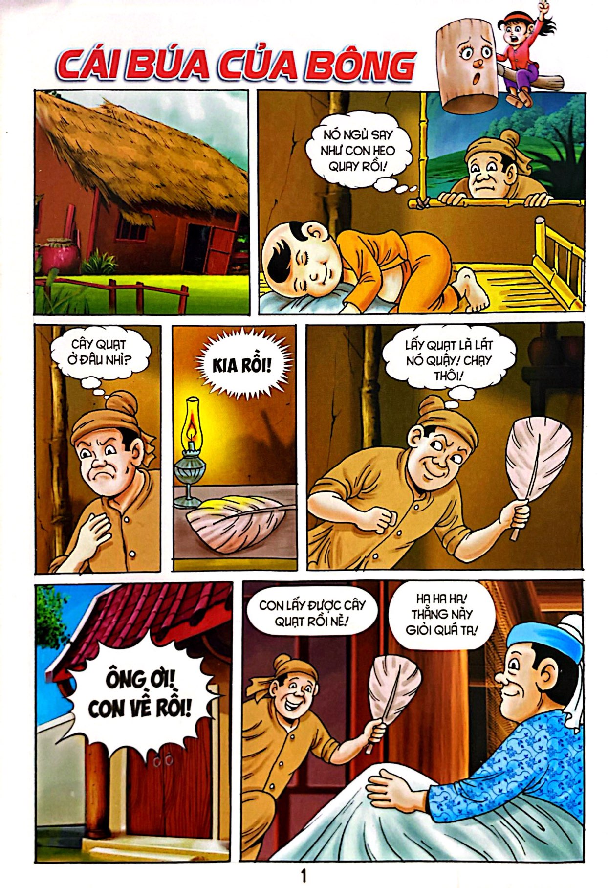 Bo
						
										
										Truyen Tranh Hai - Thang Bom - Tap 2 - Cai Bua Cua Bong