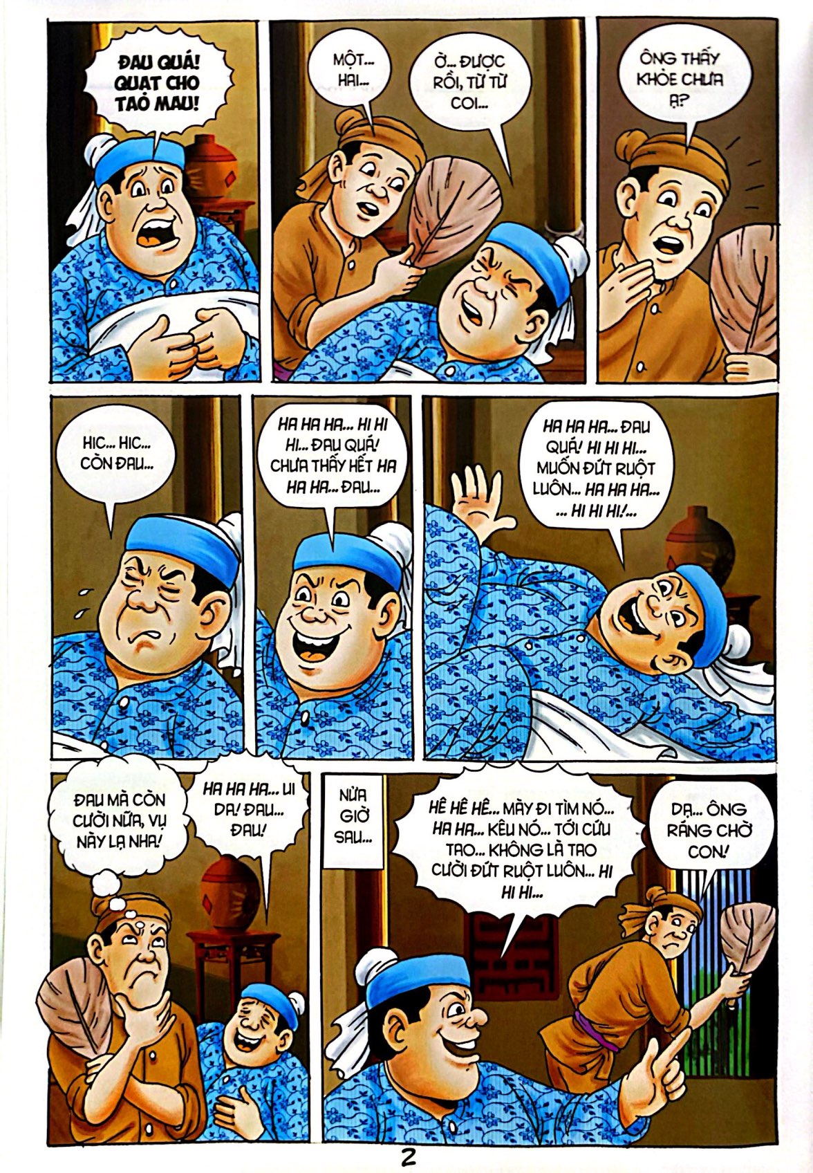 Bo
						
										
										Truyen Tranh Hai - Thang Bom - Tap 2 - Cai Bua Cua Bong