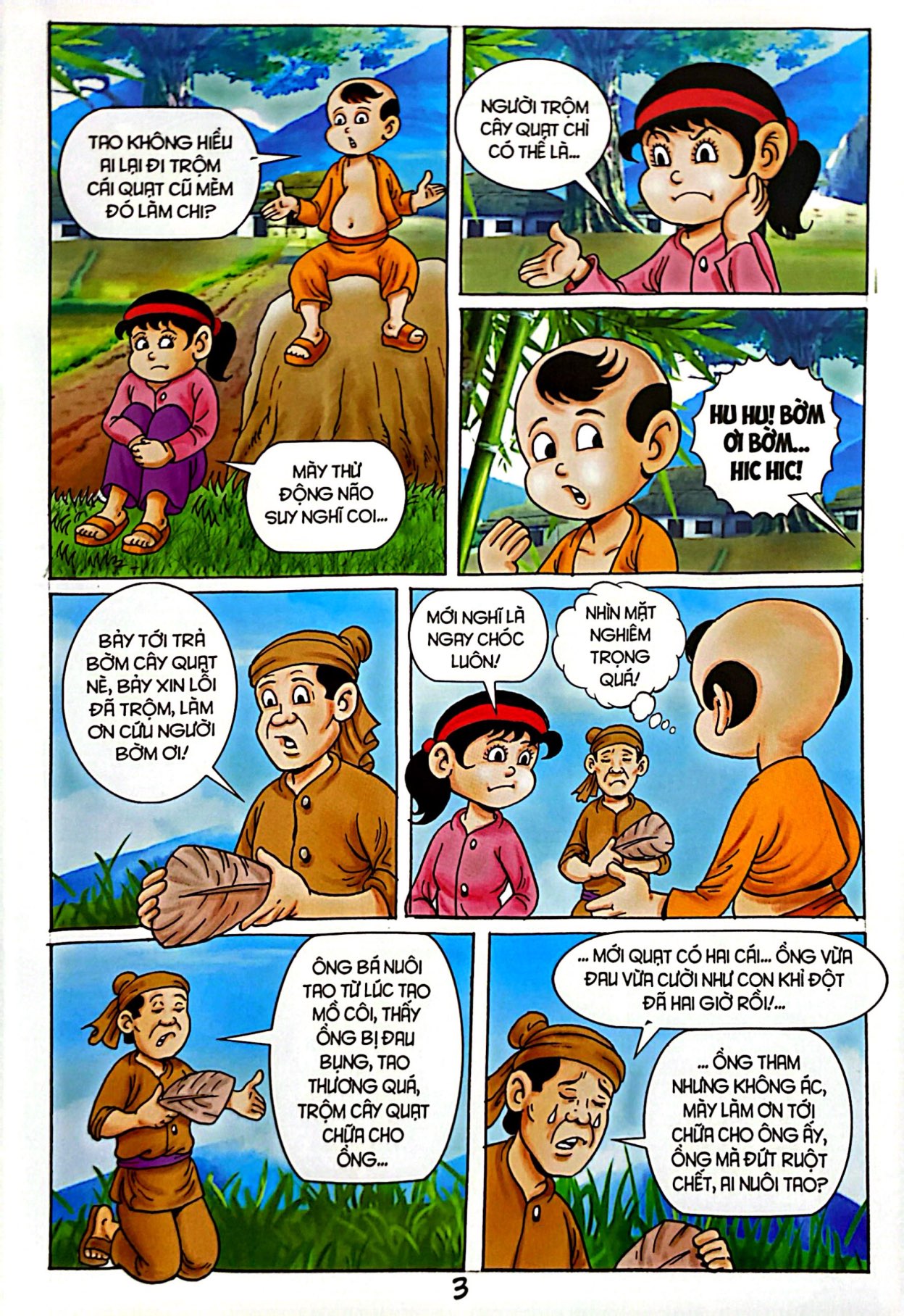 Bo
						
										
										Truyen Tranh Hai - Thang Bom - Tap 2 - Cai Bua Cua Bong