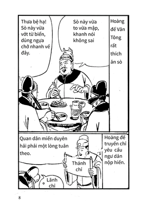 bộ truyện tranh phật giáo - chớ nên ăn sò