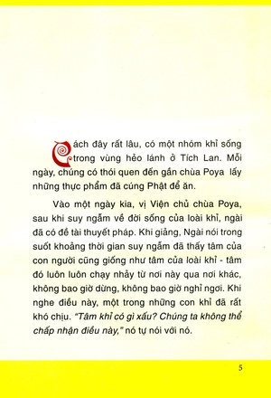 bộ truyện tranh phật giáo - tâm khỉ