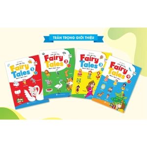 bộ truyện tranh tư duy hình ảnh tiếng anh - look and tell fairy tales 1-2-3-4 (hear it - see it - say it) (bộ 4 cuốn)