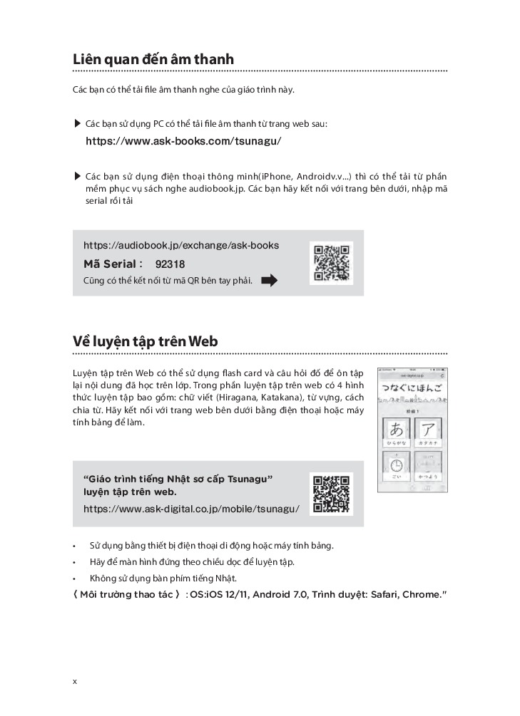 Bo
						
										
										Tsunagu Nihongo - Tieng Nhat Ket Noi - So Cap 2 - Sach Bai Tap