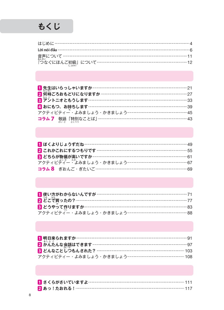 Bo
						
										
										Tsunagu Nihongo - Tieng Nhat Ket Noi - So Cap 2 - Tieng Nhat Giao Tiep Co Ban