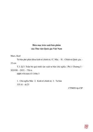 bộ tư bản - phê phán khoa kinh tế chính trị - tập thứ ba - quyển iii: toàn bộ quá trình sản xuất tư bản chủ nghĩa. phần thứ nhất (chương i - xxviii)
