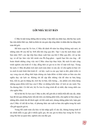 bộ tư bản - phê phán khoa kinh tế chính trị - tập thứ ba - quyển iii: toàn bộ quá trình sản xuất tư bản chủ nghĩa. phần thứ nhất (chương i - xxviii)