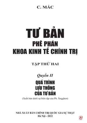 bộ tư bản - phê phán khoa kinh tế chính trị - tập thứ hai - quyển ii: quá trình lưu thông của tư bản