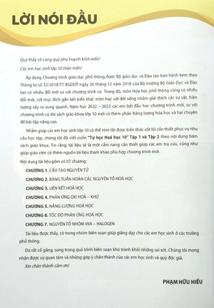 bộ tự học hóa học 10 - tập 2 (theo chương trình giáo dục phổ thông mới)