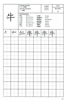 bộ tự học viết tiếng nhật - 200 chữ kanji căn bản (tập 2)