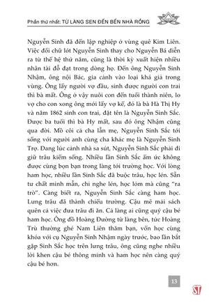 bộ từ làng sen đến bến nhà rồng