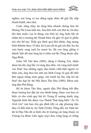 bộ từ làng sen đến bến nhà rồng