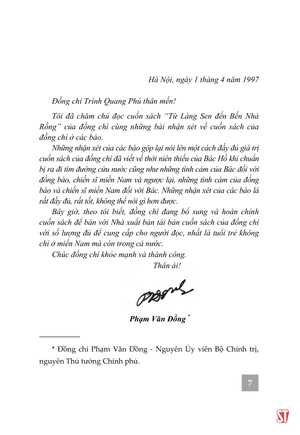 bộ từ làng sen đến bến nhà rồng