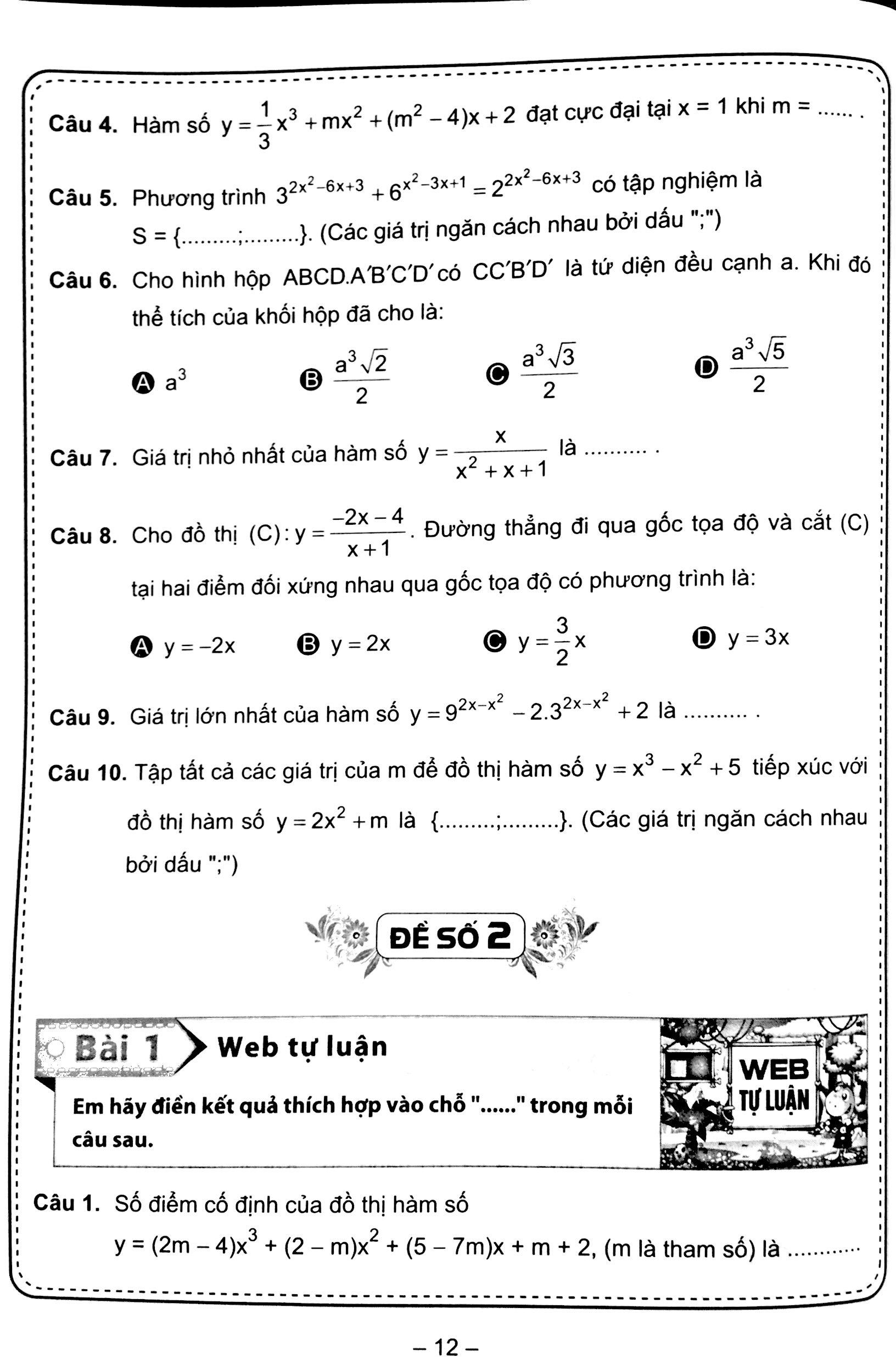 bộ tự luyện violympic toán 12/2 ( phiên bản 2.0)