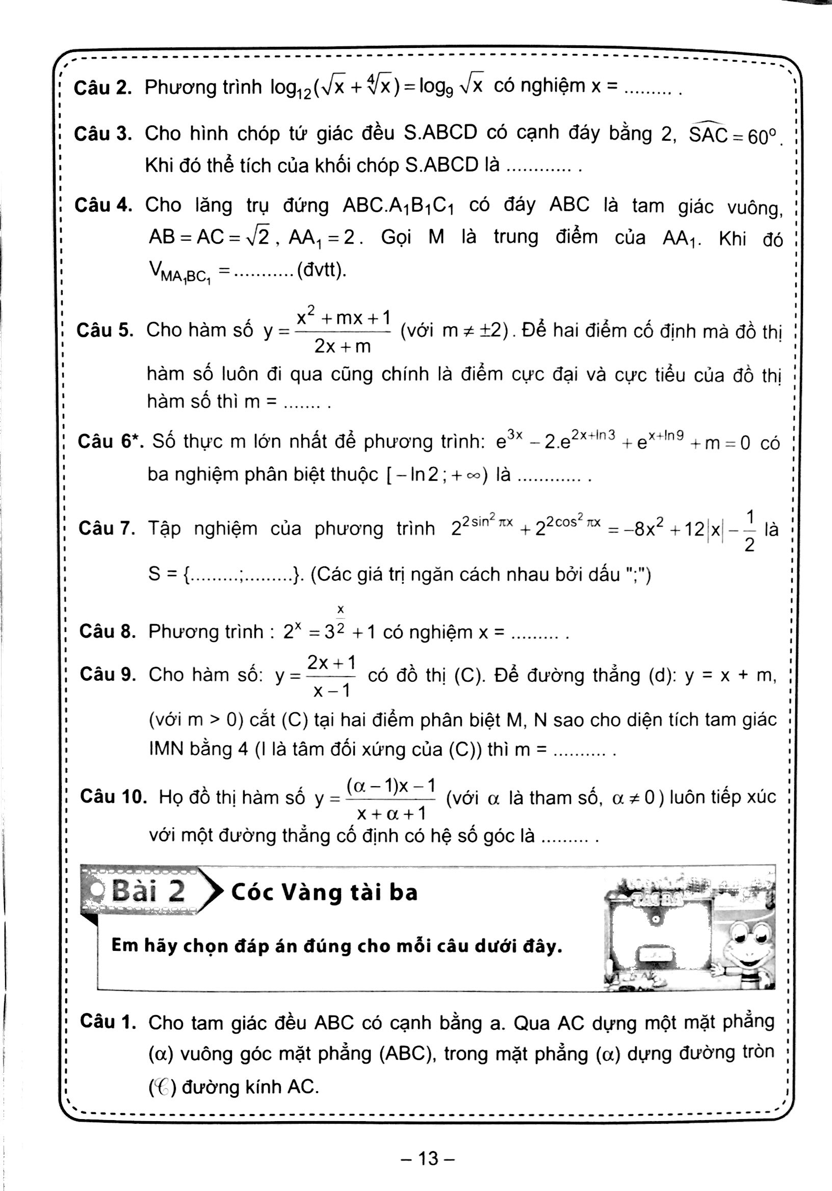 bộ tự luyện violympic toán 12/2 ( phiên bản 2.0)
