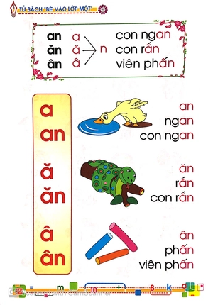 bộ tủ sách bé vào lớp 1 - bé tập tô và tập ghép vần (tập 2)