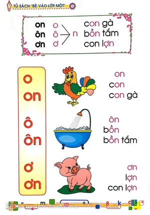 bộ tủ sách bé vào lớp 1 - bé tập tô và tập ghép vần (tập 2)