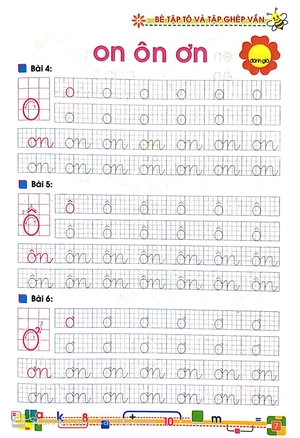 bộ tủ sách bé vào lớp 1 - bé tập tô và tập ghép vần (tập 2)