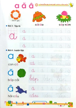 bộ tủ sách bé vào lớp 1 - chuẩn bị cho bé vào lớp 1 - tập 1