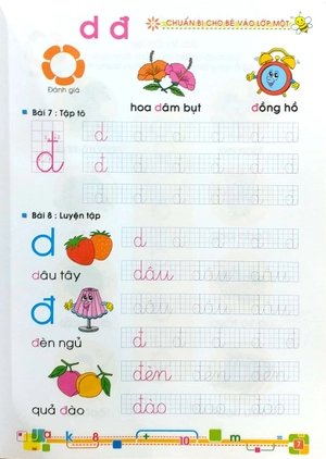 bộ tủ sách bé vào lớp 1 - chuẩn bị cho bé vào lớp 1 - tập 1