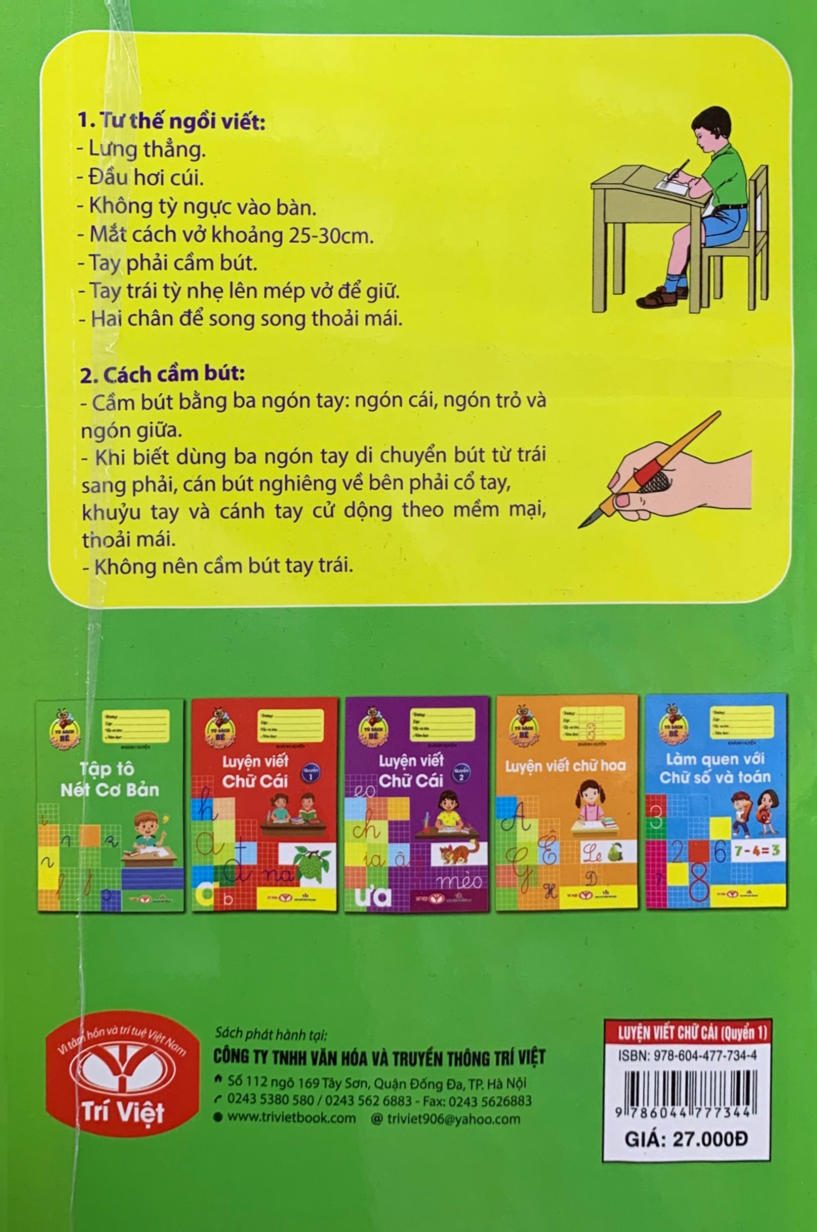 bộ tủ sách bé vào lớp một - luyện viết chữ cái q.1