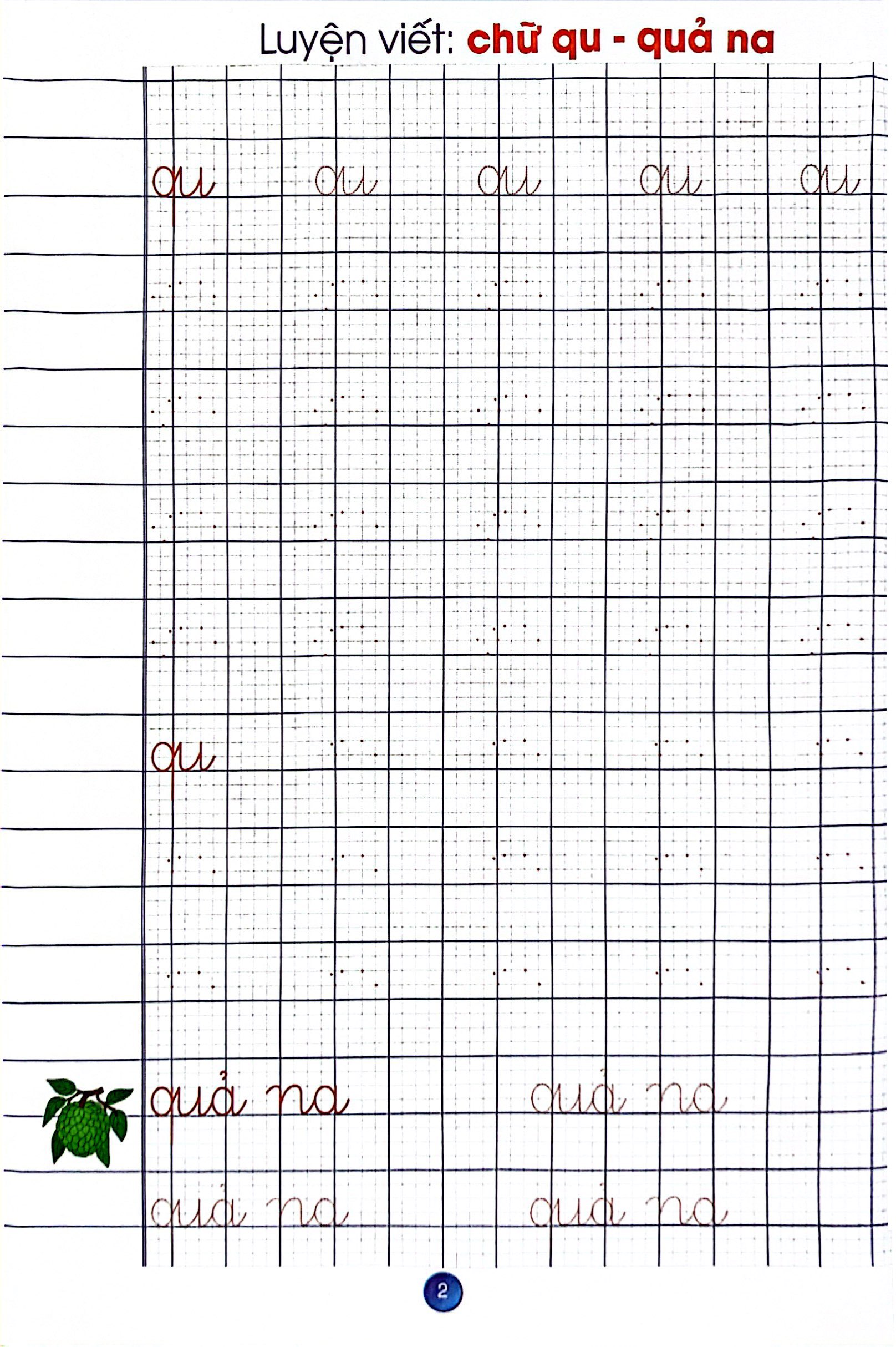 bộ tủ sách bé vào lớp một - luyện viết chữ cái q.2