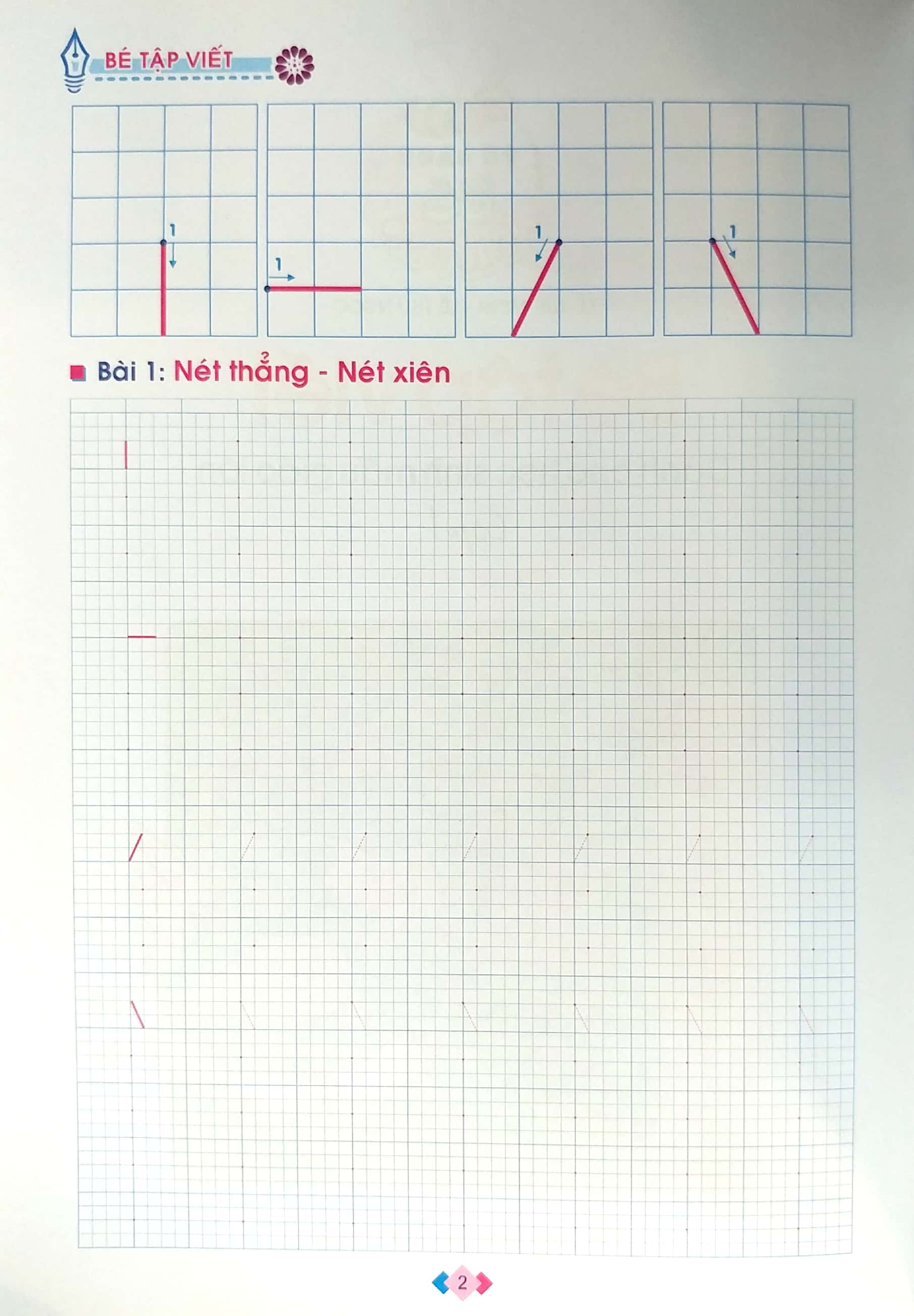 bộ tủ sách cho bé vào lớp 1 - bé tập viết - dành cho học sinh mẫu giáo lớn (tập 1)