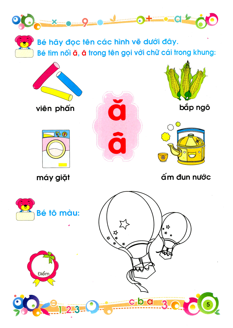 bộ tủ sách cho bé vào lớp một - bé tập tô và làm quen với chữ cái: tập 1 (tái bản 2019)