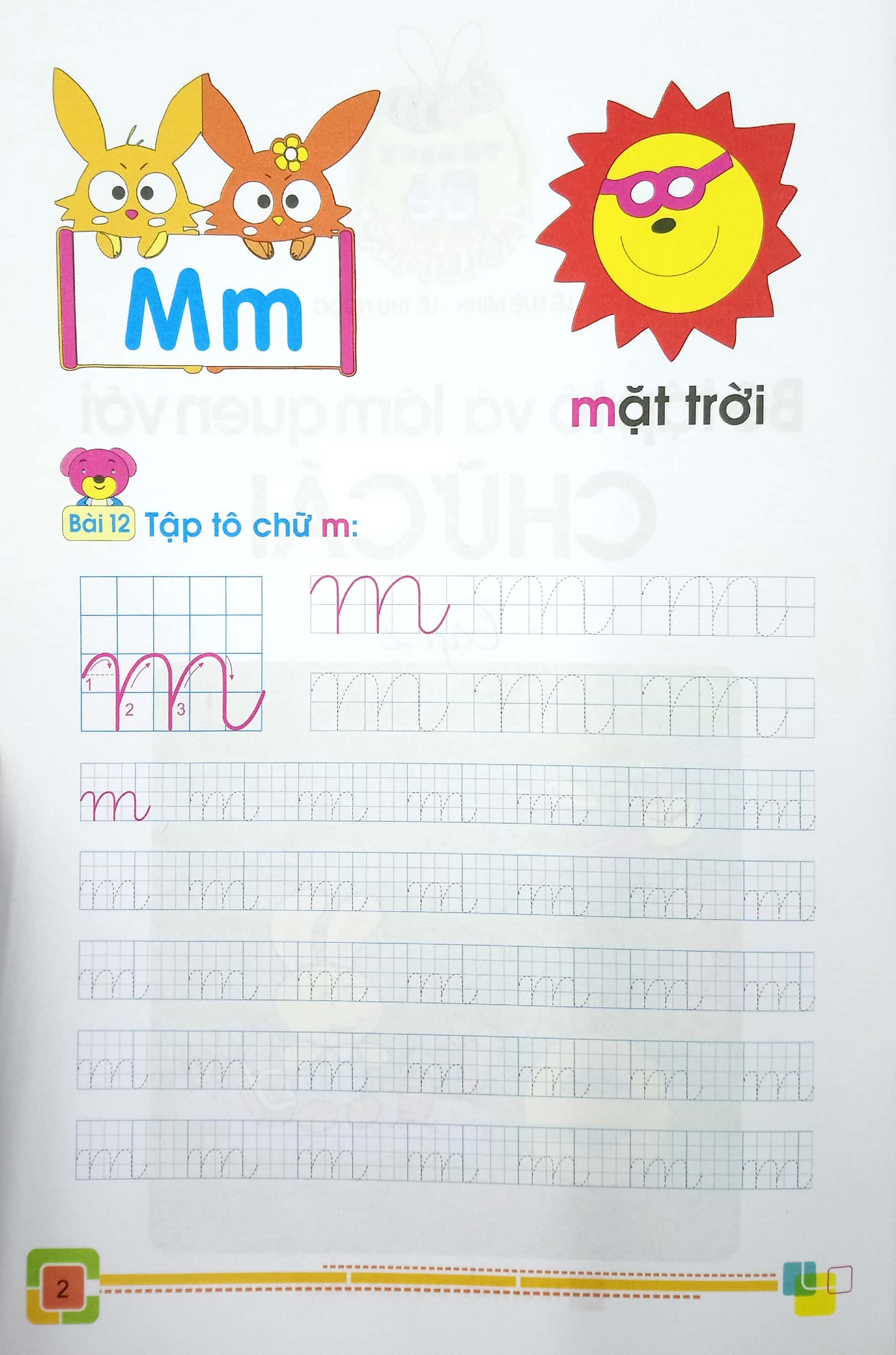 bộ tủ sách cho bé vào lớp một - bé tập tô và làm quen với chữ cái: tập 2 (tái bản 2019)