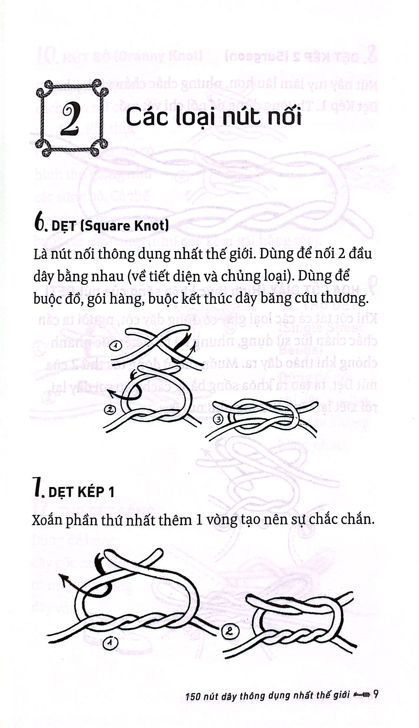 bộ tủ sách đoàn - hội - đội và kỹ năng sinh hoạt thiếu nhi - cẩm nang 150 nút dây thông dụng nhất thế giới (2022)